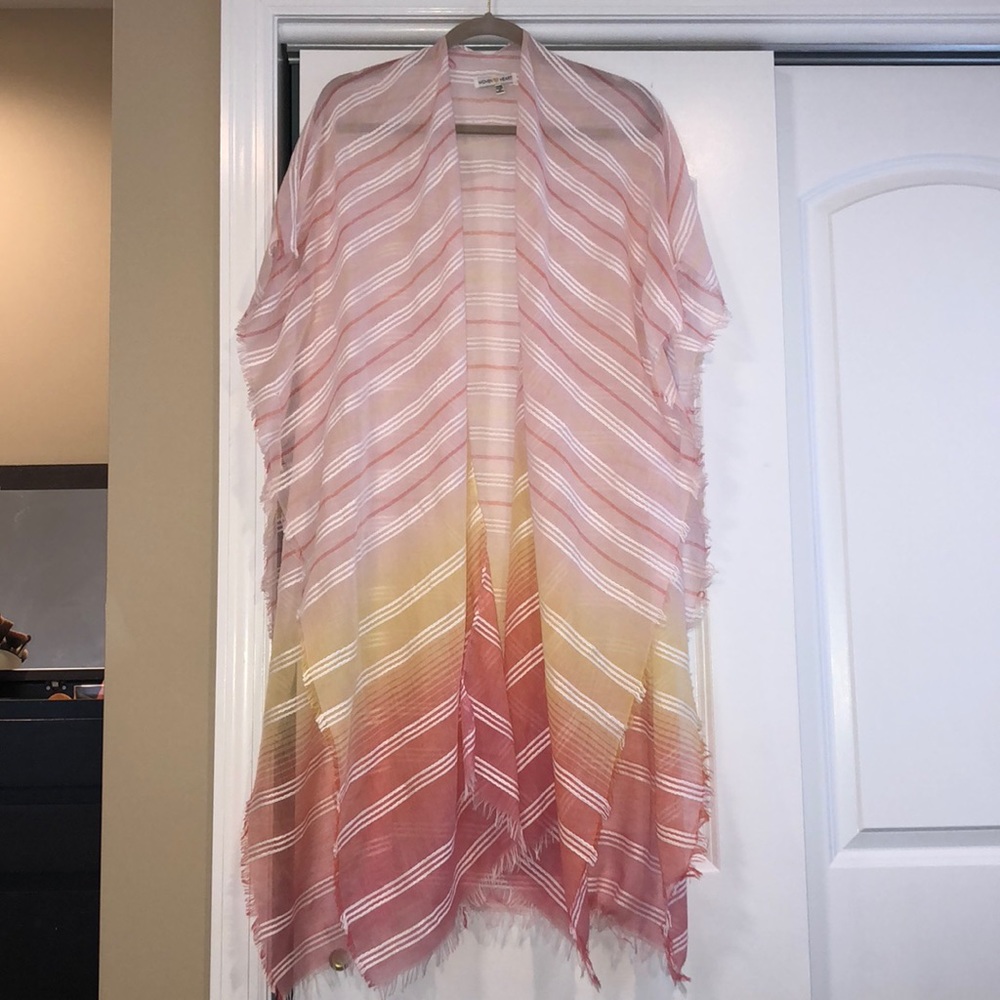 Never worn!! Ombré pink kimono!